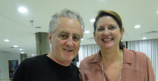 A presidente Tania Moura da Silva e o vice, Eduardo Rizzatti. Foto AR reprodução