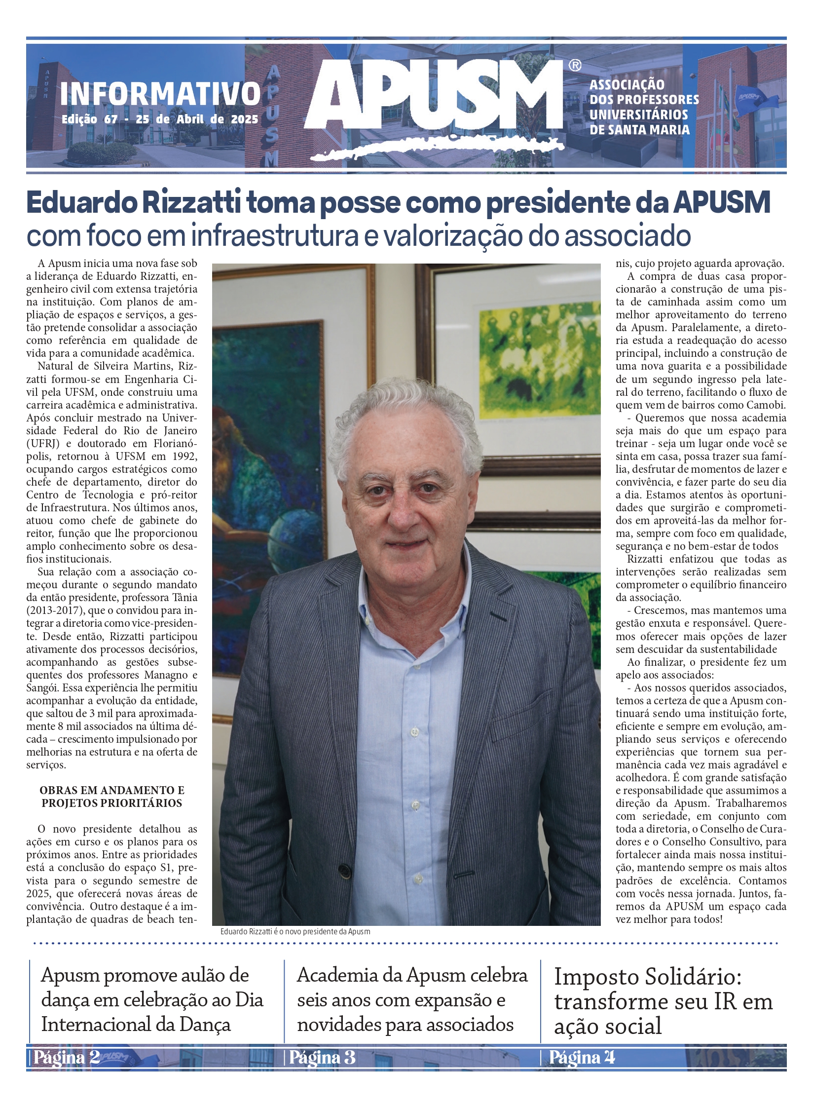 Informativo APUSM - Edição 67