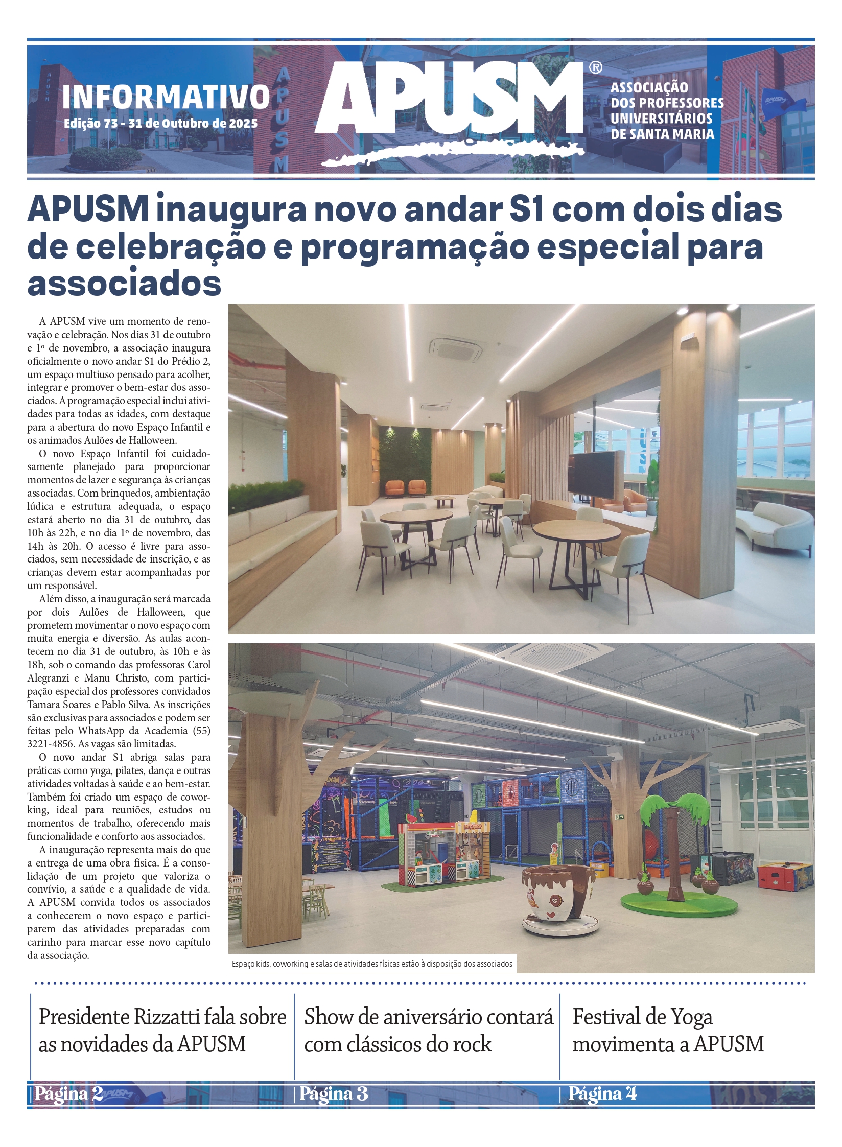 Informativo APUSM - Edição 73